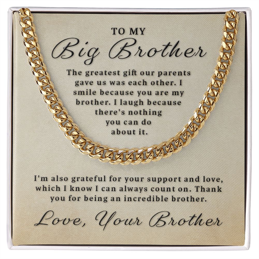 Big discount brother necklace
